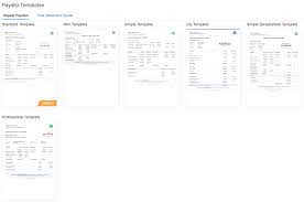 What is a pay slip? Settings Payslip Templates Zoho Payroll