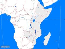 The congo river basin of central africa dominates the landscape of the democratic republic of the congo and much of. East Africa Outline Map A Learning Family