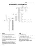 Chapter 8 9 photosynthesis and. Photosynthesis Crossword Puzzle Worksheets Teaching Resources Tpt