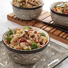 Wok De Fruits De Mer Au Brocoli Et Aux Mange Tout Voedsel Ideeen Broccoli Peultjes