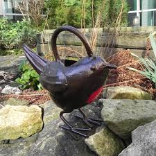 The most common materials of watering cans are obviously metal and plastic. Robin Watering Can Atp09 Metal Watering Can Craft Works Gallery