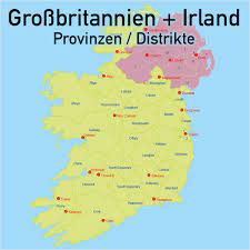 Nordirland ist ein land und teil des vereinigten königreichs großbritannien und nordirland. Grossbritannien Irland Vektorkarte England Schottland Wales Nordirland Provinzen Distrikte