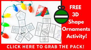 Use the pdf template to make puzzle pieces from patterned paper. Printable Christmas Ornament Template Little Bins For Little Hands