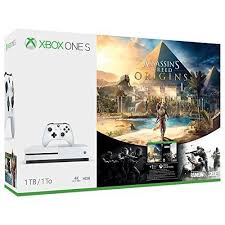 Xbox One S Bundle Includes Xbox One S 1tb Console Wireless Controller Assassin S Creed Origins Game Downlo Xbox One S 1tb Xbox One S Assassins Creed Origins