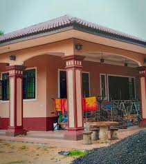 30 contoh kombinasi cat rumah minimalis warna hijau yang nampak via rumahminimalisbagus.com. Nak Rumah Nampak Tegap Tiang Larik Simen Fiber Murah Facebook