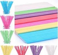Compostable Dessert Sticks 5.9 Inch Restaurantware 100-Pack Biodegradable  Cake Pop Sticks - 5.9 Inch Yellow Paper Lollipop Sticks For Desserts & ...