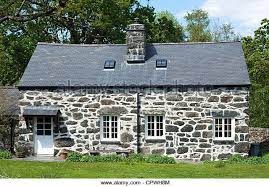 Traditional Welsh Stone Cottage Snowdonai National Park North Wales Uk Stock Image Stone Cottage Stone Cottages Cottage