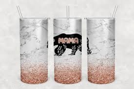 Download Mama Bear Sublimation Tumbler Wrap Svg File Free Svg Cut Files