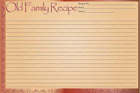 Recipe Cards Free Printable Recipe Cards I Really Like The Old Famly Recipe Card Recipe Cards Printable Free Recipe Cards Template Printable Recipe Cards