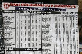 Prices and vintages subject to change. File Kerala Beverages Price List Jpg Wikimedia Commons