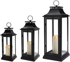 Qvc Luminara Wickless Candle Lanterns One Day Sale Outdoor Lanterns Wall Candle Lanterns Candle Lanterns