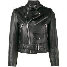 Balenciaga Scarf Biker Jacket 3 490 Liked On Polyvore Featuring Outerwear Jackets Black Motorcycle Jacket Biker Jacket Designer Leather Jackets Jackets