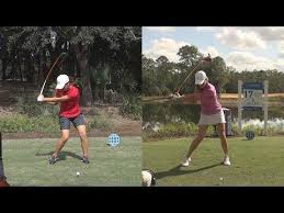 Judy rankin compares michelle wie's current driver swing to her form in 2004. Michelle Wie Vs Lydia Ko Synced Driver Golf Swing Reg Slow Motion Face On 1080p Hd Michelle Wie Golf Swing Ladies Golf