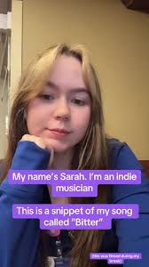 Discover Indie Music with Sarah's 'Bitter'