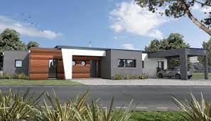 Toutes les menuiseries sont en pvc blanc hors mis les baies coulissantes qui elles sont en aluminium. Enduit Bardage Bois Zinc Pierre Les Differents Revetements De Facade De Maison Depreux Construction