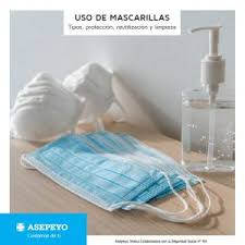 Realiza un uso correcto de mascarillas siempre asociado a las medidas de prevención y a las medidas para reducir la transmisión comunitaria en caso de que se humedezca o deteriore por el uso, se recomienda sustituirla por otra. Folleto Uso De Mascarillas Tipos Proteccion Reutilizacion Y Limpieza Covid 19 Asepeyo Prevencion