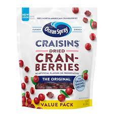 Craisins Ocean Spray Original Dried Cranberries 24 Oz Resealable Pouch Walmart Com Walmart Com