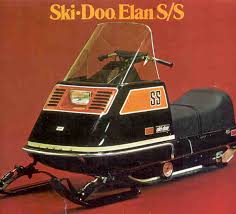 Image result for Orange 1973 Snowmobile