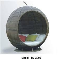 Lit De Jour En Rotin Meubles De Jardin Couvert Dim Transat Dim Patio Exterieur Lit A Baldaquin Lit Rotin Mobilier Lit Lit Exterieur