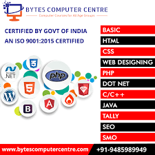 Here are top 10 computer courses list. Bytes Computer Centre Is No 1 Computer Training Institute In Ambala Offering Web Designing Training In Amba Computer Basic Web Design Training Computer Basics