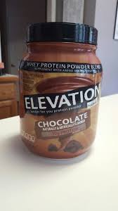 Elevation Chocolate Whey Protein Powder Blend The Aldi Nerd Protein Powder Recipes Shakes Chocolate Protein Powder Chocolate Protein Shakes