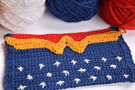 Free face mask sewing pattern & tutorial & video on how to sew homemade face mask, with pocket for filter & nose wire. Wonder Woman Crochet Face Mask Cover Free Crochet Pattern Stardust Gold Crochet