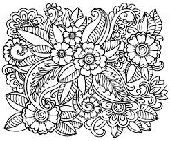 Doodle Floral Pattern For Coloring Book Vector Id583980452 2048 1707 Doodle Patterns Coloring Books Coloring Book Pages