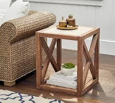 In addition to a lower price, the copycat version has great reviews and actually looks even better in purchasers' photos than in the stock photos on the website. Grove Side Table Pottery Barn