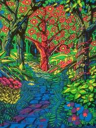 Nature journaling is the process of recording your observations about birds, plants, trees & other natural things on paper. Rainbow Tree Drawing