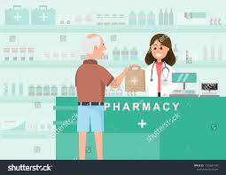 Pharmacy With Nurse In Counter Drugstore Cartoon Character Design Vector Illustration Ad Ad Counter Cartoon Character Design Pharmacy Cartoon Characters