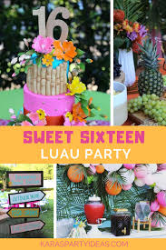Luau party decorations and hawaiian party favor ideas have swept up on our shore. Kara S Party Ideas Sweet 16 Luau Kara S Party Ideas