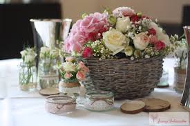 Vintage Tischdeko Baumscheiben Blumen Korb Spitze Rosa Hochzeitsdeko Vintage Hochzeit Deko Tischdeko 50 Geburtstag Deko 60 Geburtstag