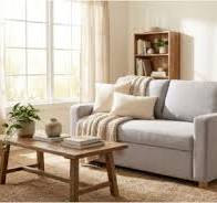 Tyler 66" Convertible Full Futon Loveseat | Living Spaces