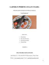 Semoga setelah ini kamu bisa membuat contoh bisnis plan sederhana untuk mahasiswa milik kamu sendiri ya. Laporan Perencanaan Usaha Nasi Bakar