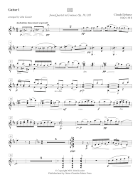 Andantino doucement expressif from Quartet No. 1 in G minor Op. 10