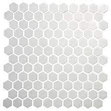 Shop the latest hexagon tile mosaic deals on aliexpress. Daltile Hexagon White Porcelain Mosaic Tile Matte Look 1x1 Inch Buy Online In Andorra At Andorra Desertcart Com Productid 5740506
