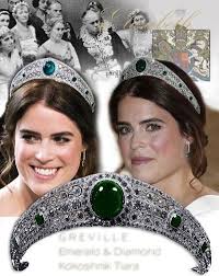 Annnnd, you can imagine what's happening on twitter right now as a result. Princess Eugenie Daughter Of The Duke Of York On Her Wedding Day Wearing The Greville Diamond Kokoshnik Tiara L Royal Crown Jewels Royal Tiaras Royal Crowns