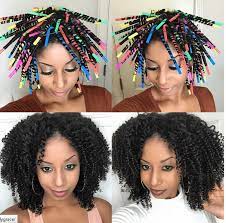 Straw Set On Natural Hair Straw Curls Natural Hair Styles Short Natural Hair Styles