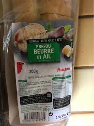 Prefou Beurre Et Ail Auchan 300 G