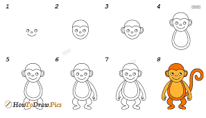 Check spelling or type a new query. How To Draw Monkey Howtodraw Pics