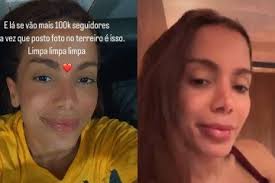 Anitta perde 100 mil seguidores após postar fotos em terreiro de candomblé