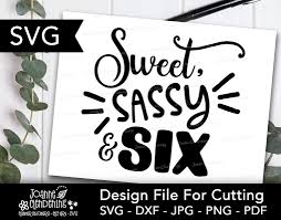 Free Free 296 Sweet Six And Sassy Svg SVG PNG EPS DXF File