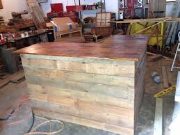 Great for coating coffee tables and artwork, too. L Shaped Barn Wood Bar Wood Bar Bar Counter Design Pool Room Ideas
