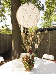 Hot Air Balloon Centerpiece Balloon Centerpieces Wedding Wedding Centerpieces Diy Hot Air Balloon Wedding Centerpiece