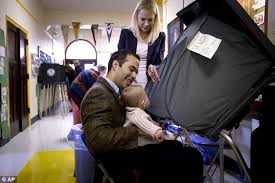 Bush and former first lady laura bush. George P Bush Votes With Son Prescott As He Wins Republican Nomination Daily Mail Online