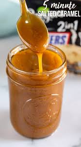5 Minute Salted Caramel Sauce Recipe Salted Caramel Sauce Homemade Caramel Sauce Butterscotch Sauce Recipes