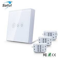 Wireless Touch Switch 3 Gang 3 Way Smart Home 220v Home Light Switch Long Remote Control Wall Switch Free Shipping Switch Price Switch Avswitch Fuse Aliexpress