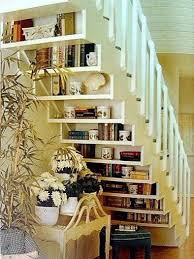 Tons Of Small Space Organization Tips Love The Under The Stairs Book Shelves Maybe I Ll Have Stairs Someday My Dream Home Home Diy House Design