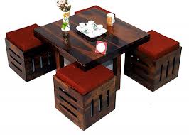 This red one with a faux leather print. Cherry Wood Modern Coffee Table Teak Teak Finish Amazon In Furniture