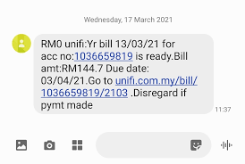 Cara bayar bil umobile secara online melalui smartfon. Cara Bayar Bil Unifi Melalui Sms Yang Dihantar Oleh Unifi Unifi